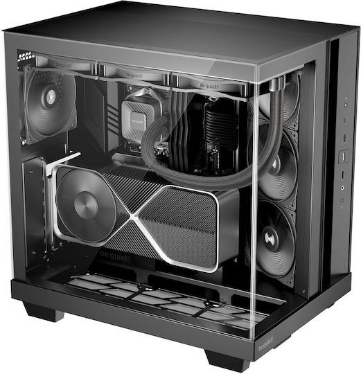Be Quiet Light Base 500 Gaming Midi Tower Кутия за Компютър със Страничен Прозорец Черна