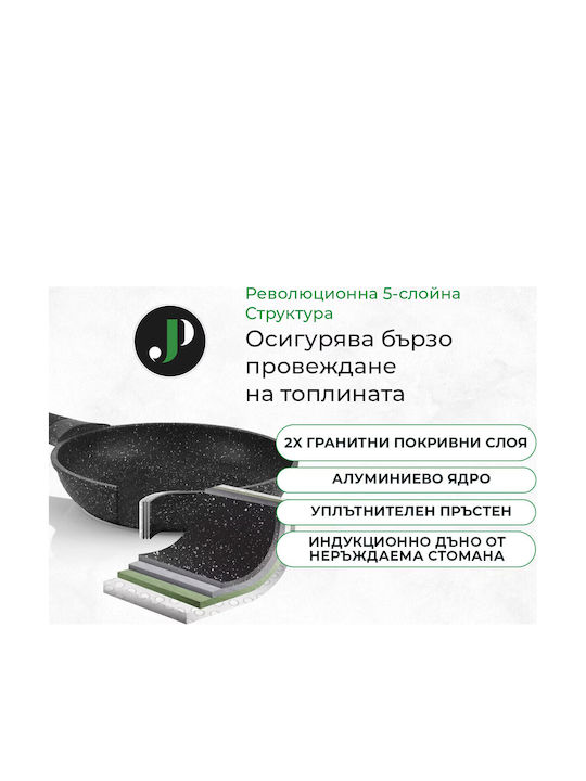 Just Perfecto Комплект съдове за готвене от Алуминий Black 14бр