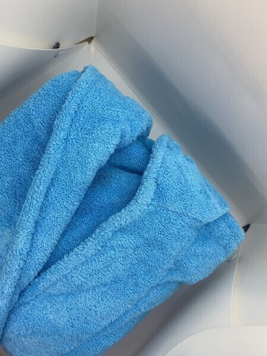 Belotex Halat de Baie pentru Copii Light Blue cu Glugă