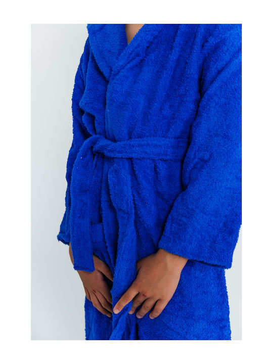 Belotex Kids Hooded Bathrobe Dark Blue