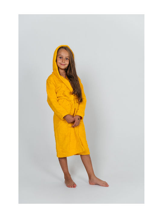 Belotex Παιδικό Μπουρνούζι Yellow με Κουκούλα