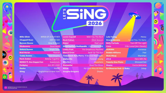 Let's Sing 2026 Edition 3DS Game