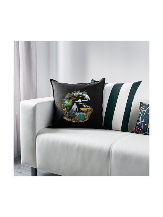 Koupakoupa Koupakoupa Sofa Cushion Studio Givli 100% Cotton Black 50x50cm