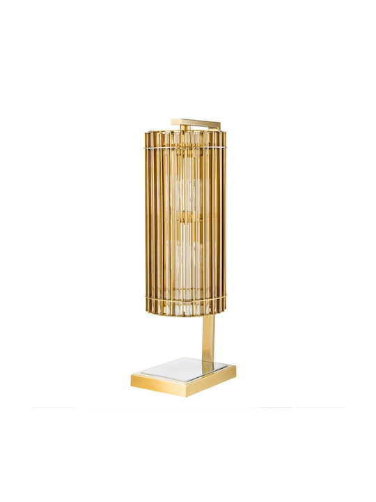 Eichholtz Metal Table Lamp for Socket E14 with Gold Shade and Base