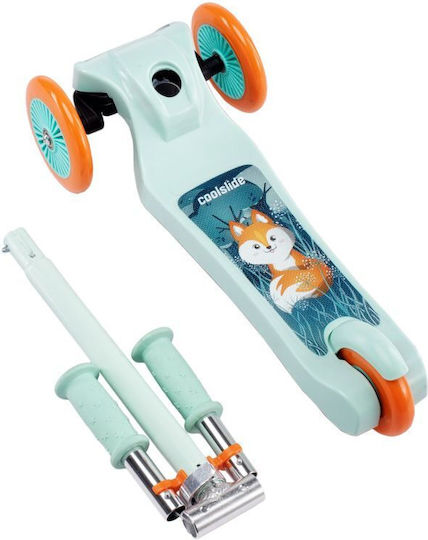 Coolslide Kids Scooter Foldable 3-Wheel Blue