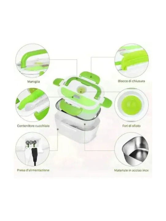 Arrango Plastic Electric Lunch Box Gray 1500ml