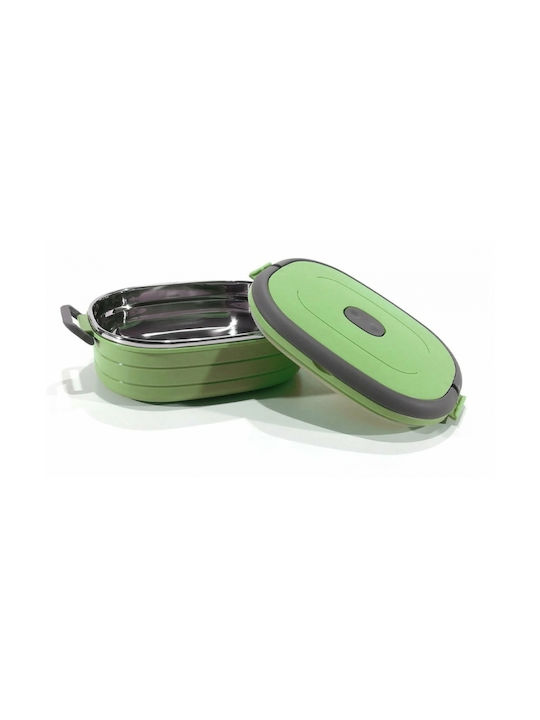 Cutie pentru Mâncare Plastic Verde 900ml 1buc