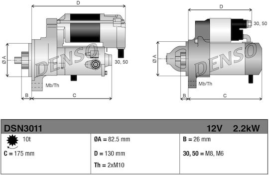 Starter Denso Dsn3011
