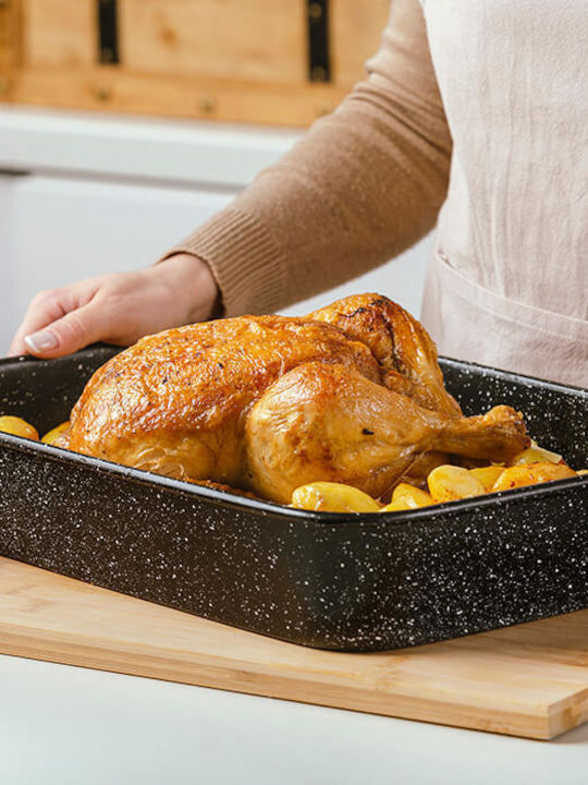 Costos Tăvi de copt Rectangular din Oțel Inoxidabil cu Strat Antiaderent 28x40cm