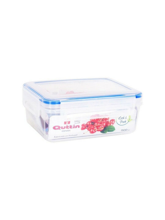 Quttin Plastic Lunch Box Transparent 500ml