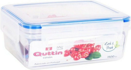 Quttin Lunchbox Kunststoff Transparent 500ml 1Stück