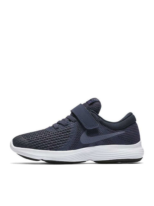 Revolution Revolution 4 Kids Sports Shoes Running with Hoop & Loop Closure Neutral Indigo / Light Carbon