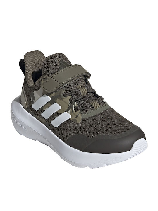 Fortarun Fortarun 3.0 Kids Sports Shoes Running with Hoop & Loop Closure Olive Strata / Cloud White / Shadow Olive