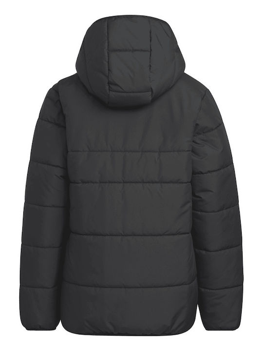 Kids' Sports Jacket Short with Hood Black
