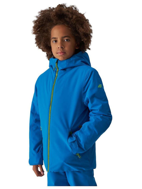Kids' Sports Jacket with Hood Blue