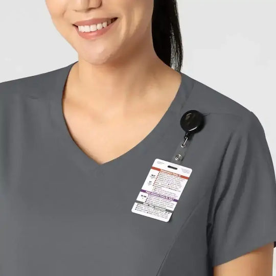 WonderWink Femei Bluză medicală Gri