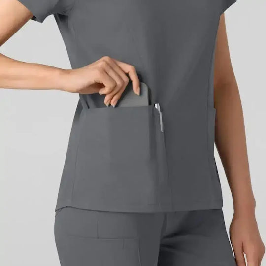 WonderWink Femei Bluză medicală Gri