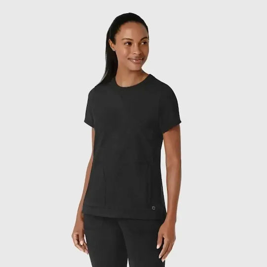 WonderWink Women's Black Medical Blouse