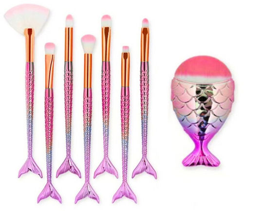 Lean Toys Professionelles Make-up Pinsel Set für Foundation 8 Stück