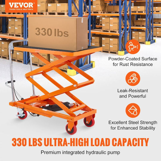 Vevor Transport Trolley for Weight Load up to 330kg Pink