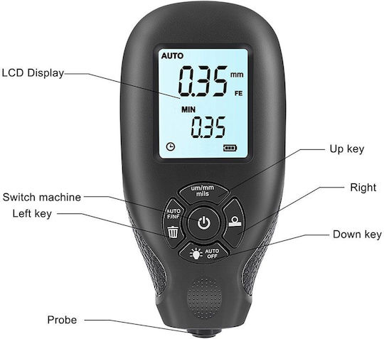 Digital Coating Thickness Gauge 432078