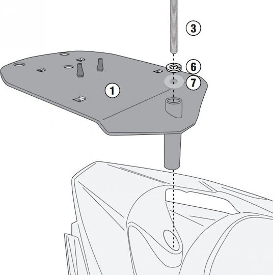 Givi Rack for Sym Jet X