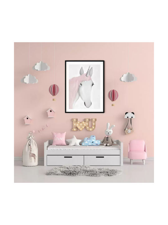 Παιδικό Κάδρο Unicorn 30x40εκ.
