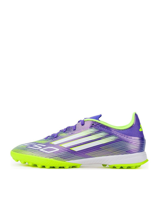 F50 League TF Ghete De Fotbal Pentru Copii Cu Talpă Cu Crampoane Violet
