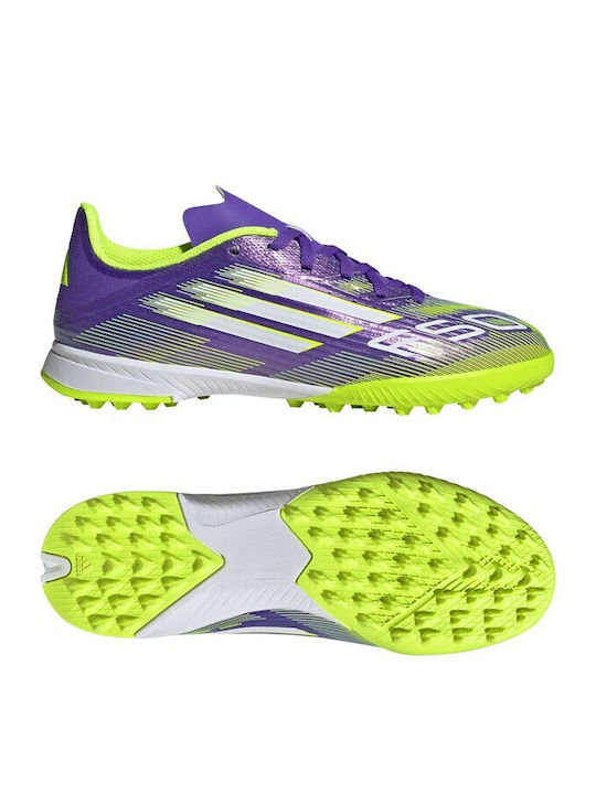F50 League TF Ghete De Fotbal Pentru Copii Cu Talpă Cu Crampoane Violet