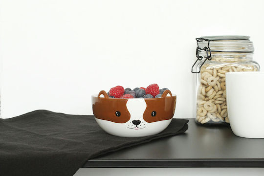 Winkee Baby Food Bowl made of Porcelain Dog