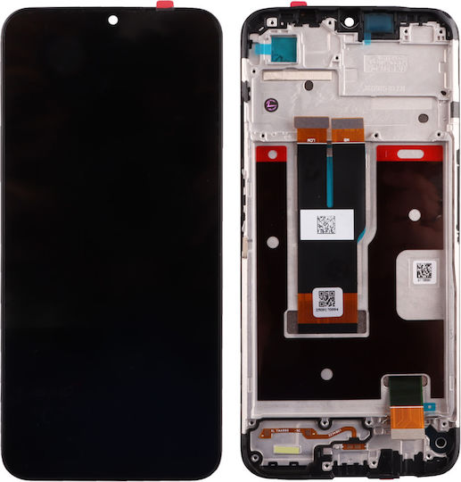 Screen Lcd + with Touch Mechanism and Frame for Realme C31 (Black)