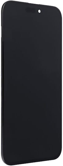 Οθόνη Zy-ltps Ic Transferable mit Touch-Mechanismus für iPhone 15 Plus (Schwarz)