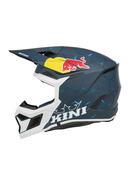 O'Neal MX3 Kini Red Bull Blue/White Κράνος Μηχανής Motocross ECE 22.06