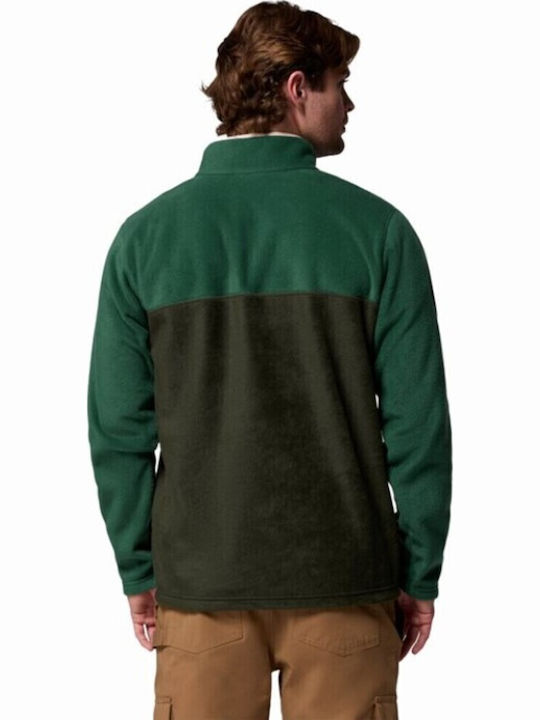 Steens Mountain Half Snap Ii Long Sleeve Green Blouse