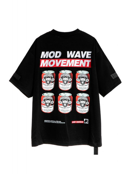 T-shirt Μαύρο