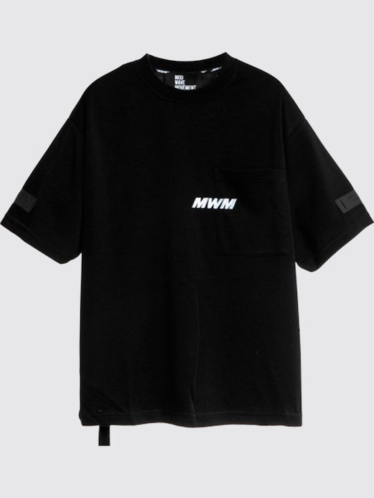 Mod Wave Movement Tricou Negru