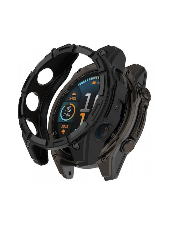 Σιλικόνη Προστατευτική Θήκη Garmin Fenix 8 47mm Μαύρη Σιλικόνη Προστατευτική Θήκη Garmin Fenix 8 47mm Μαύρη