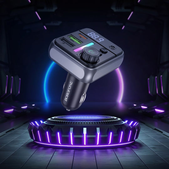 Borofone FM Transmitter Αυτοκινήτου BC50 mit USB / Typ-C,TC-TC