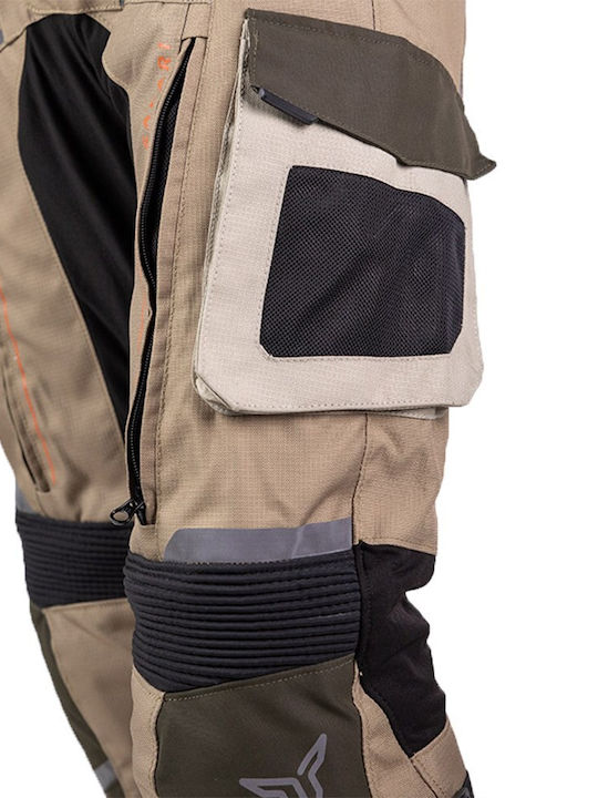 Nordcode Safari Ανδρικό Παντελόνι Μηχανής 4 Εποχών Sand / Black / Khaki