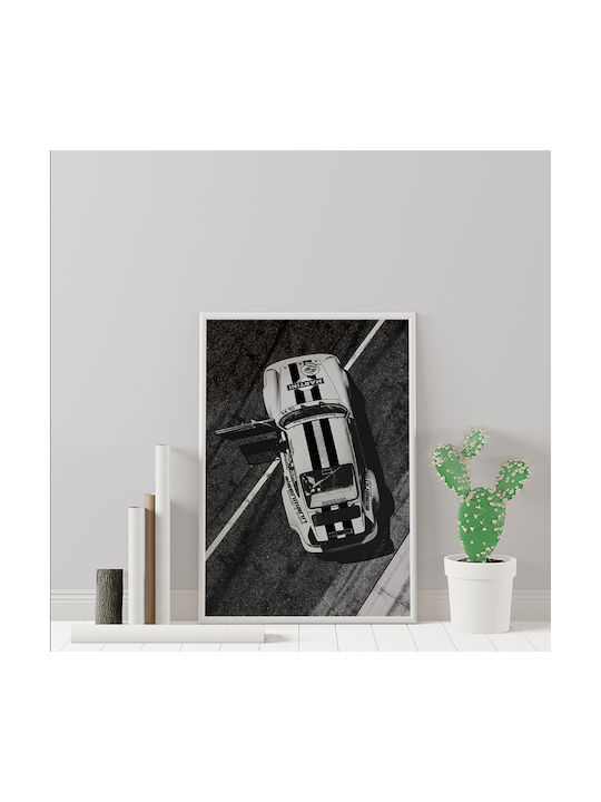 Poster Martini Maxilite Cr145 30cm X 40cm Κορνίζα Σκούρο Φυσικό Ξύλου Καφέ