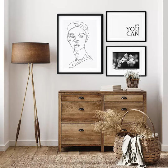 Quote Poster Today's Quote Pst25191 50cm X 70cm Frame Dark Natural Wood Brown