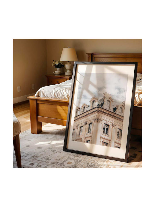 Poster Old Building Pst2578 30cm X 40cm Κορνίζα Σκούρο Φυσικό Ξύλου Καφέ
