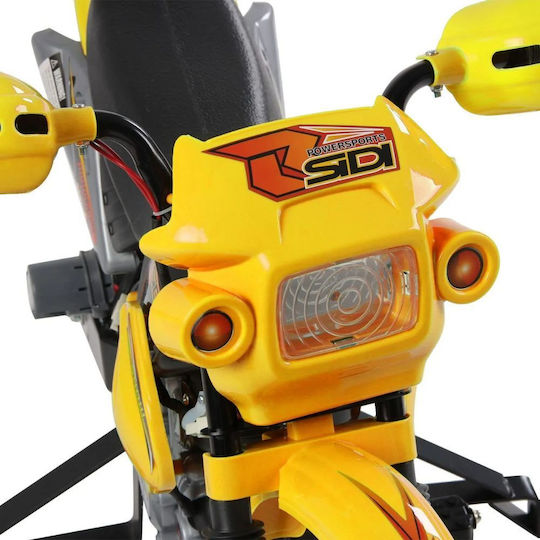 Παιδική Μηχανή Cross Ηλεκτροκίνητη 6 Volt Κίτρινη για 3+ ετών