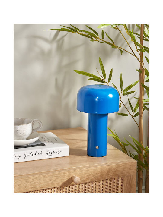 Beliani Dekorative Lampe Blau