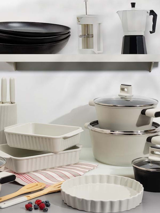 Bergner Formă Pentru Tartă Ceramică 32x4x4cm