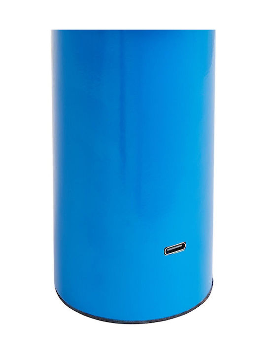 Beliani Dekorative Lampe Blau