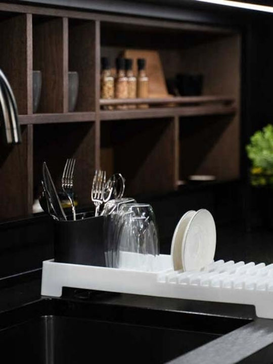 Vialli Design Отцедник За Мивка От Пластмаса Бял