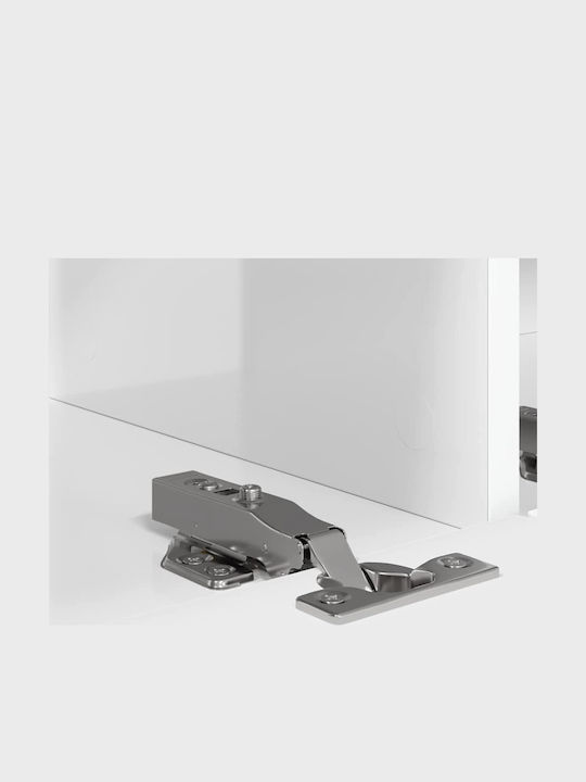 Shiny White TV Stand L60xD31xH29.5cm