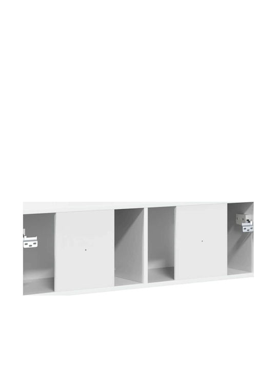 Shiny White TV Stand L60xD31xH29.5cm