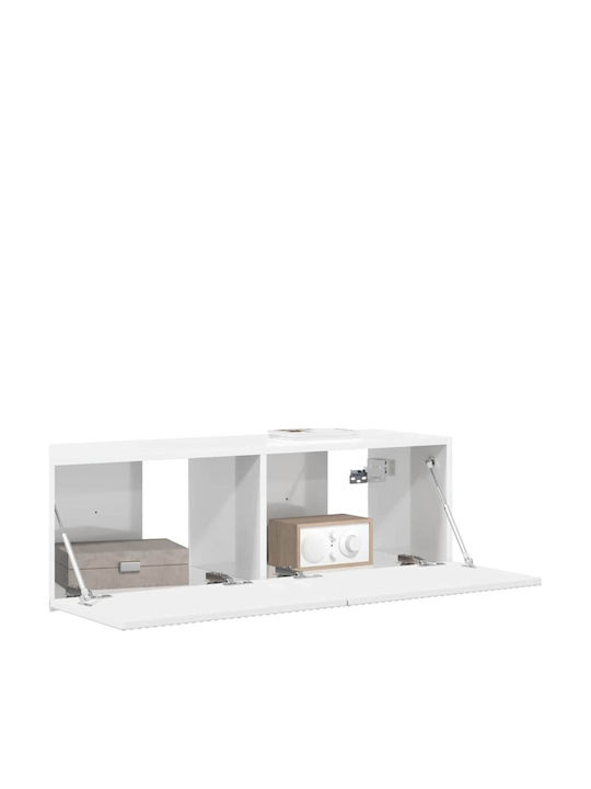 Shiny White TV Stand L60xD31xH29.5cm